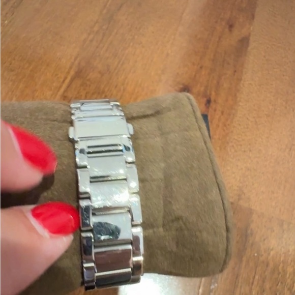 Michael Kors Silver Watch with Crystal Details - Picture 2 of 4